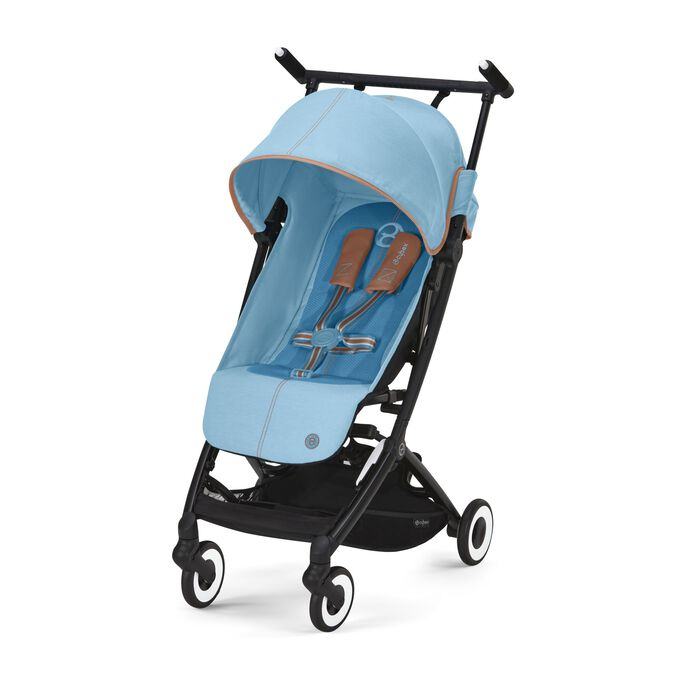 babymarkt Buggy Libelle Beach Blue inklusive Babyschale Cloud G i-Size Lava Grey und Adapter Fabrikpreis