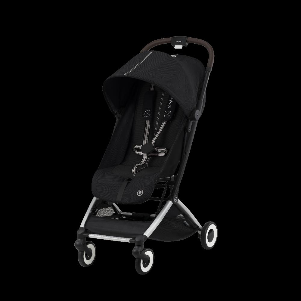 babymarkt Kinderwagen Orfeo Silver Moon Black inklusive Babyschale Cloud G i-Size Lava Grey und Adapter Rabatt