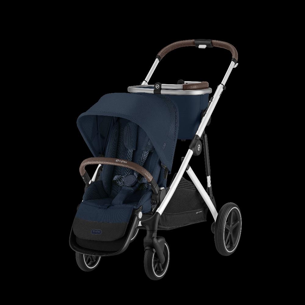 babymarkt Kinderwagen Gazelle S Silver Ocean Blue inklusive Babyschale Cloud G i-Size Plus Ocean Blue Basisstation Base G und Adapter Versandkostenfrei