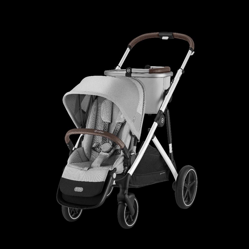babymarkt Kinderwagen Gazelle S Silver Lava Grey inklusive Babyschale Cloud G i-Size Lava Grey Basisstation Base G und Adapter Großer Ausverkauf