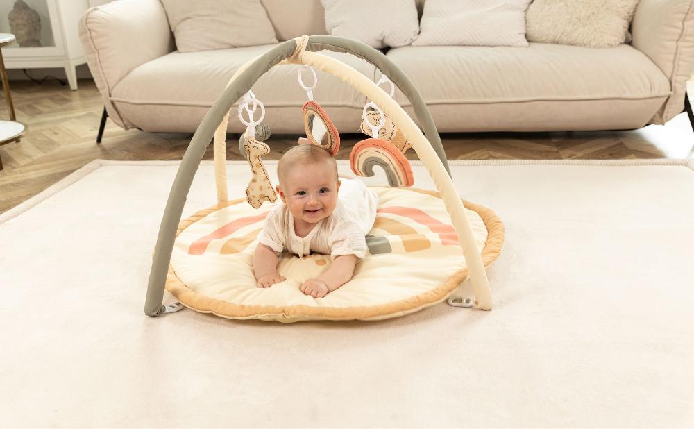 babymarkt Samtmatte-Spielmatte für Baby 200 x 150 cm Beige Muttertagsangebot