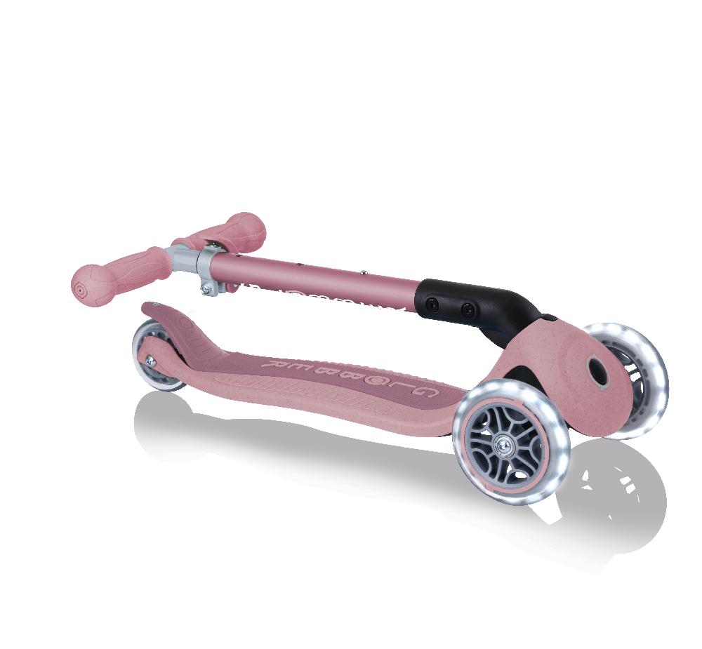 babymarkt Faltbarer Junior Scooter Lights Eco beere Valentinstagsangebot