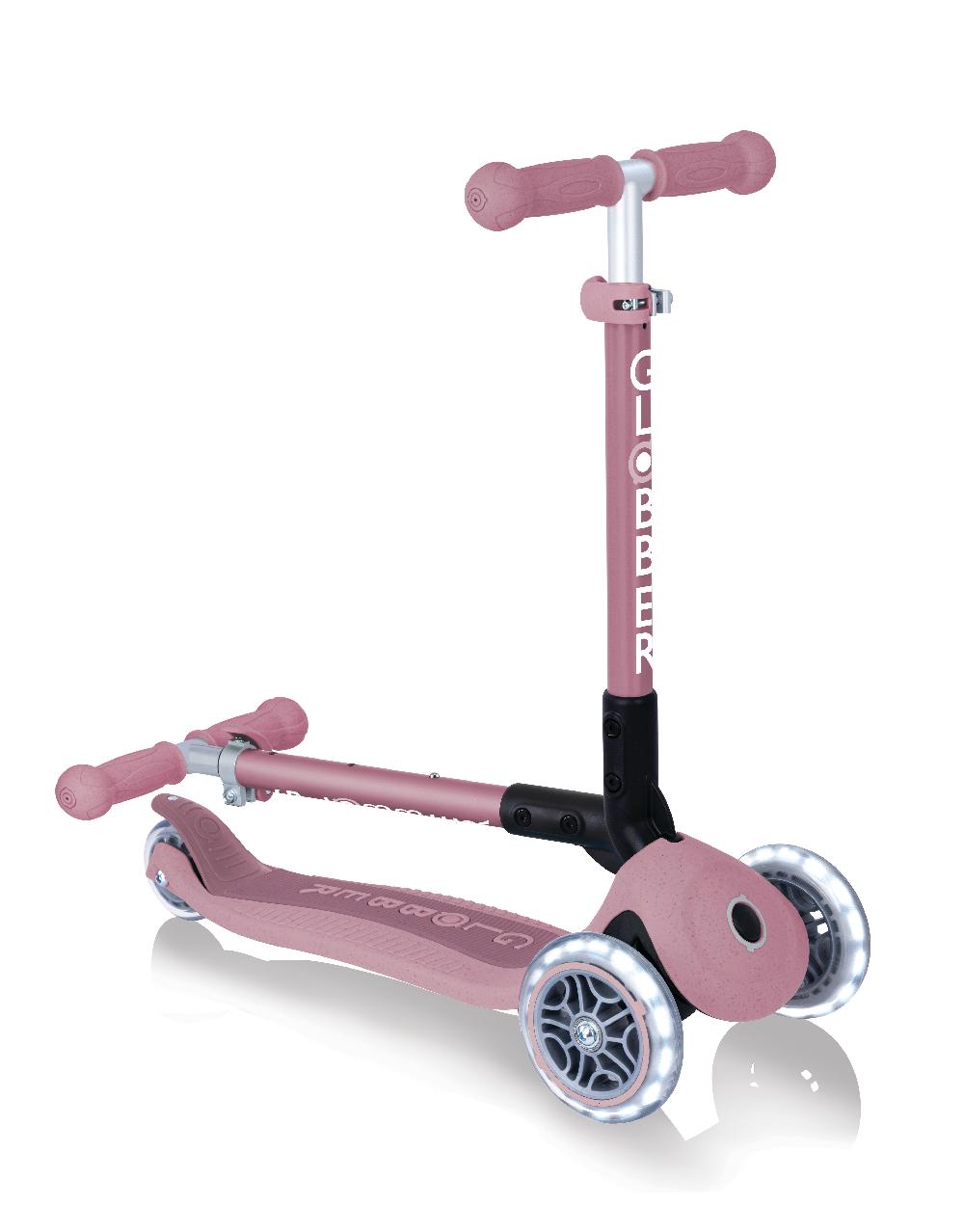 babymarkt Faltbarer Junior Scooter Lights Eco beere Valentinstagsangebot