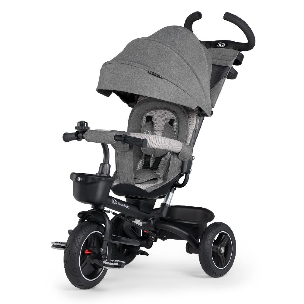 babymarkt 5 in 1 Dreirad SPINSTEP platinum grey