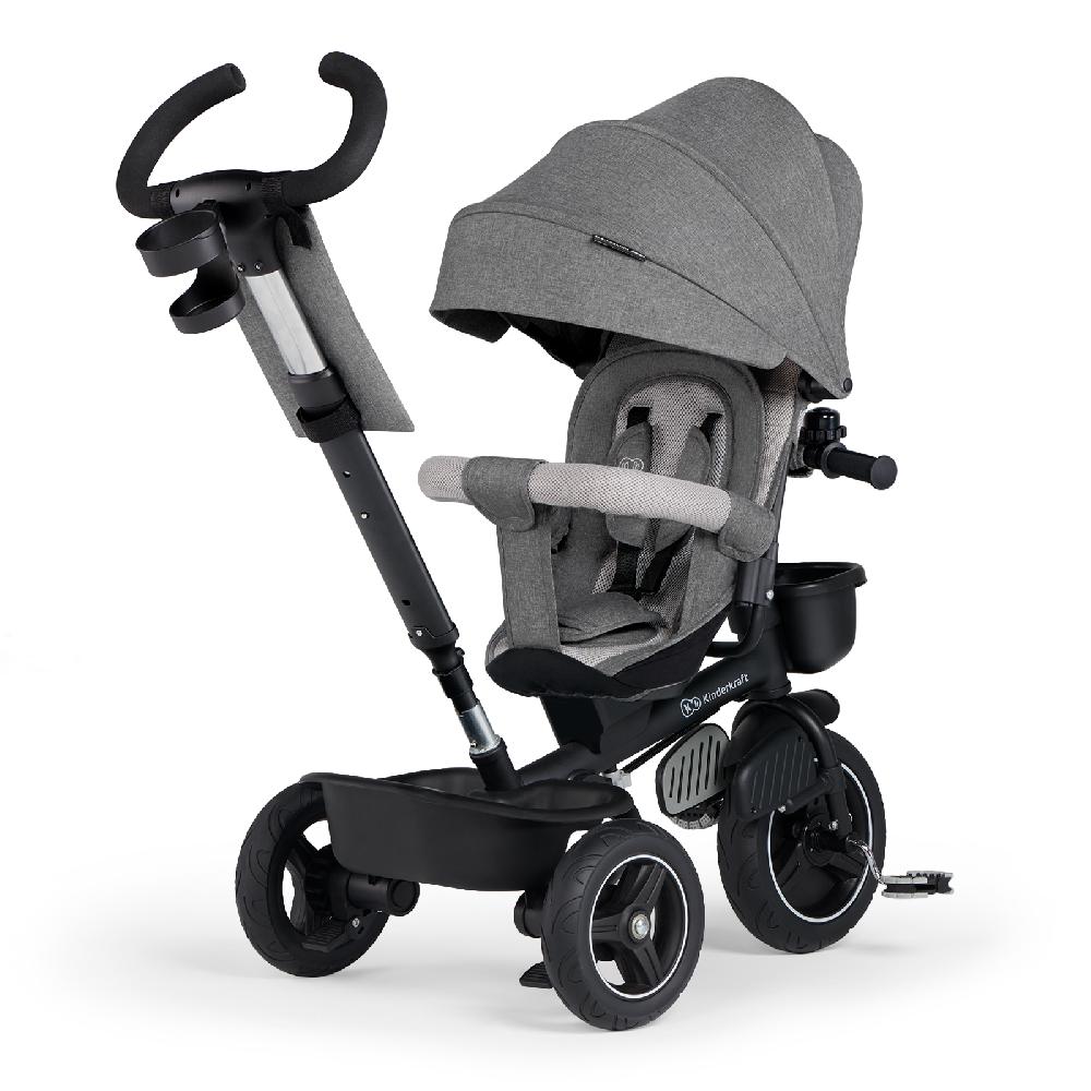 babymarkt 5 in 1 Dreirad SPINSTEP platinum grey Neueste Mode