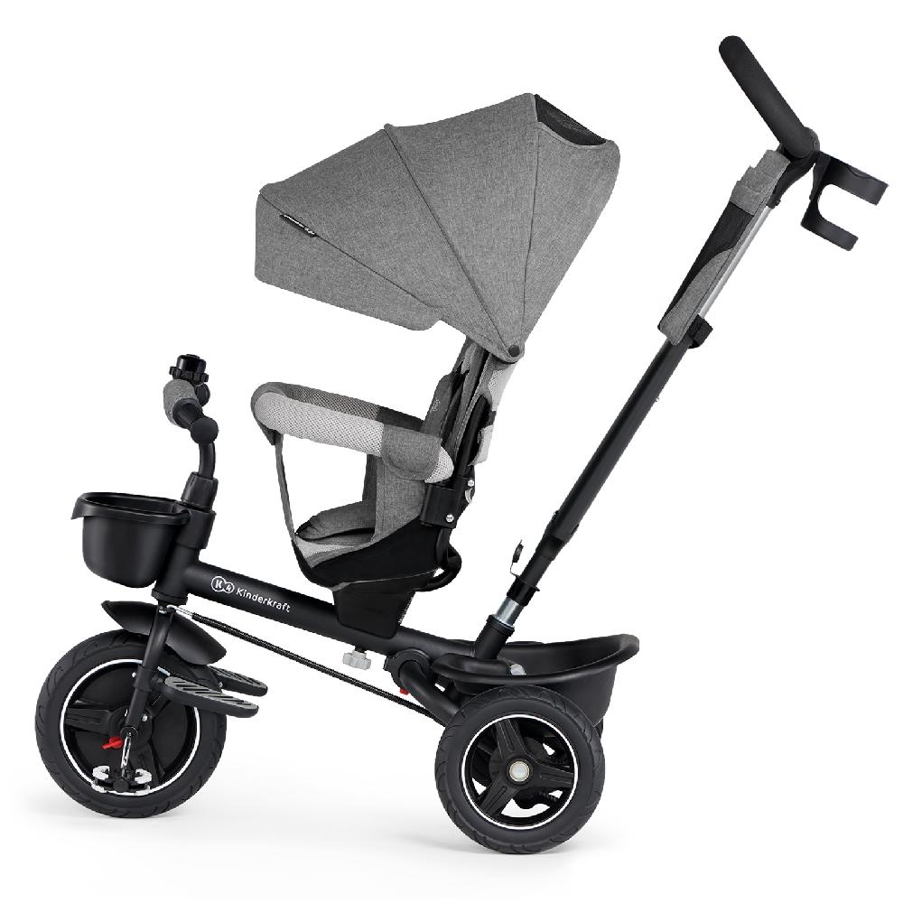 babymarkt 5 in 1 Dreirad SPINSTEP platinum grey Neueste Mode