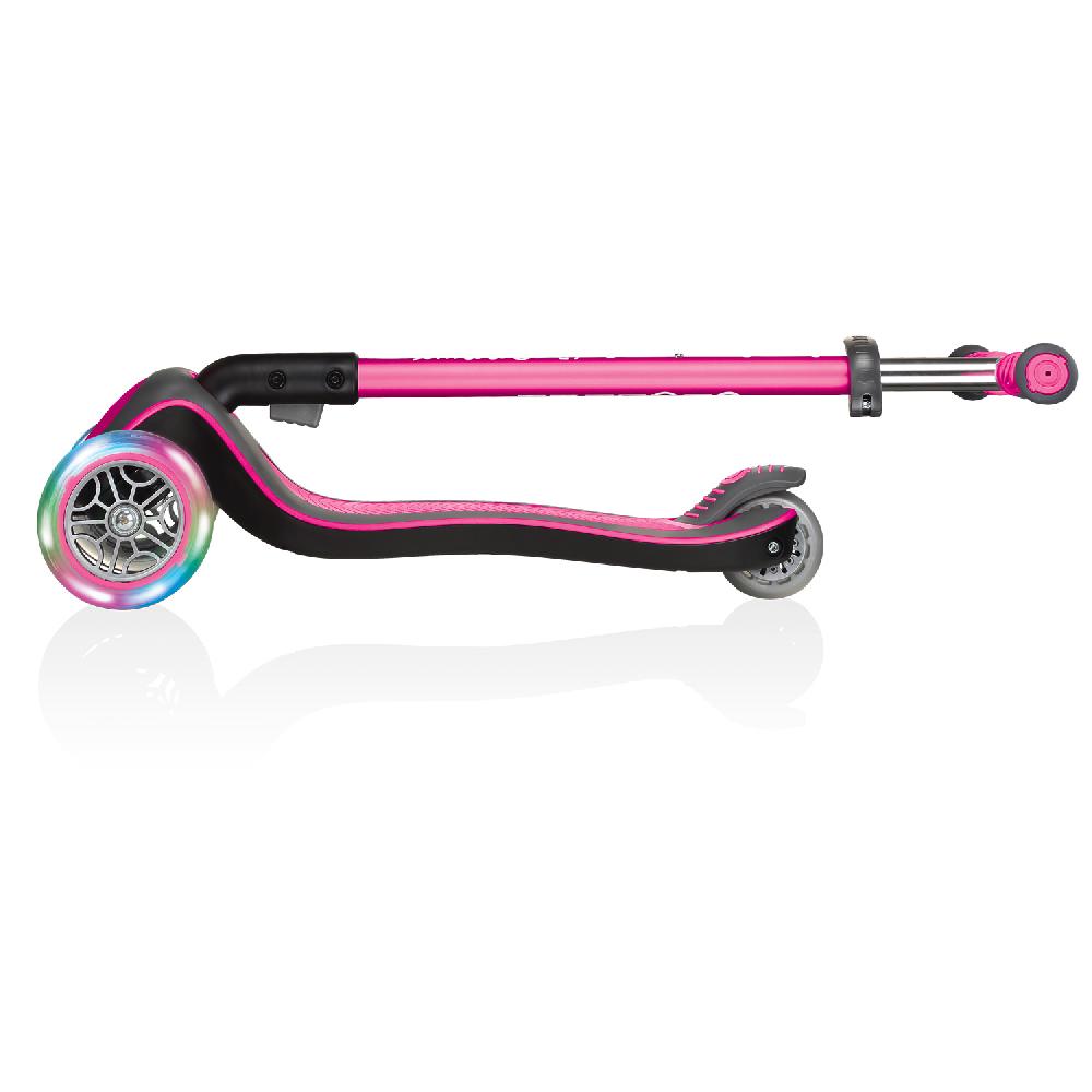 babymarkt Scooter ELITE DELUXE LIGHTS mit Leuchtrollen pink Exklusive Angebote