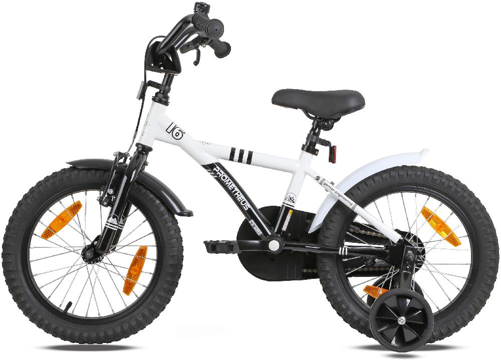 babymarkt Kinderfahrrad 16" mit Stützräder weiß-schwarz Riesige Ersparnisse