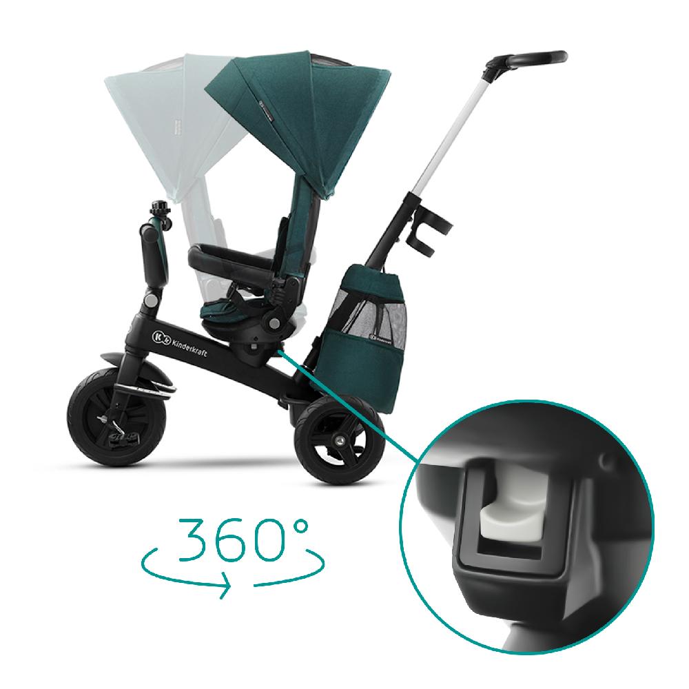 babymarkt Tricycle EASYTWIST midnight green Super Sparpreis