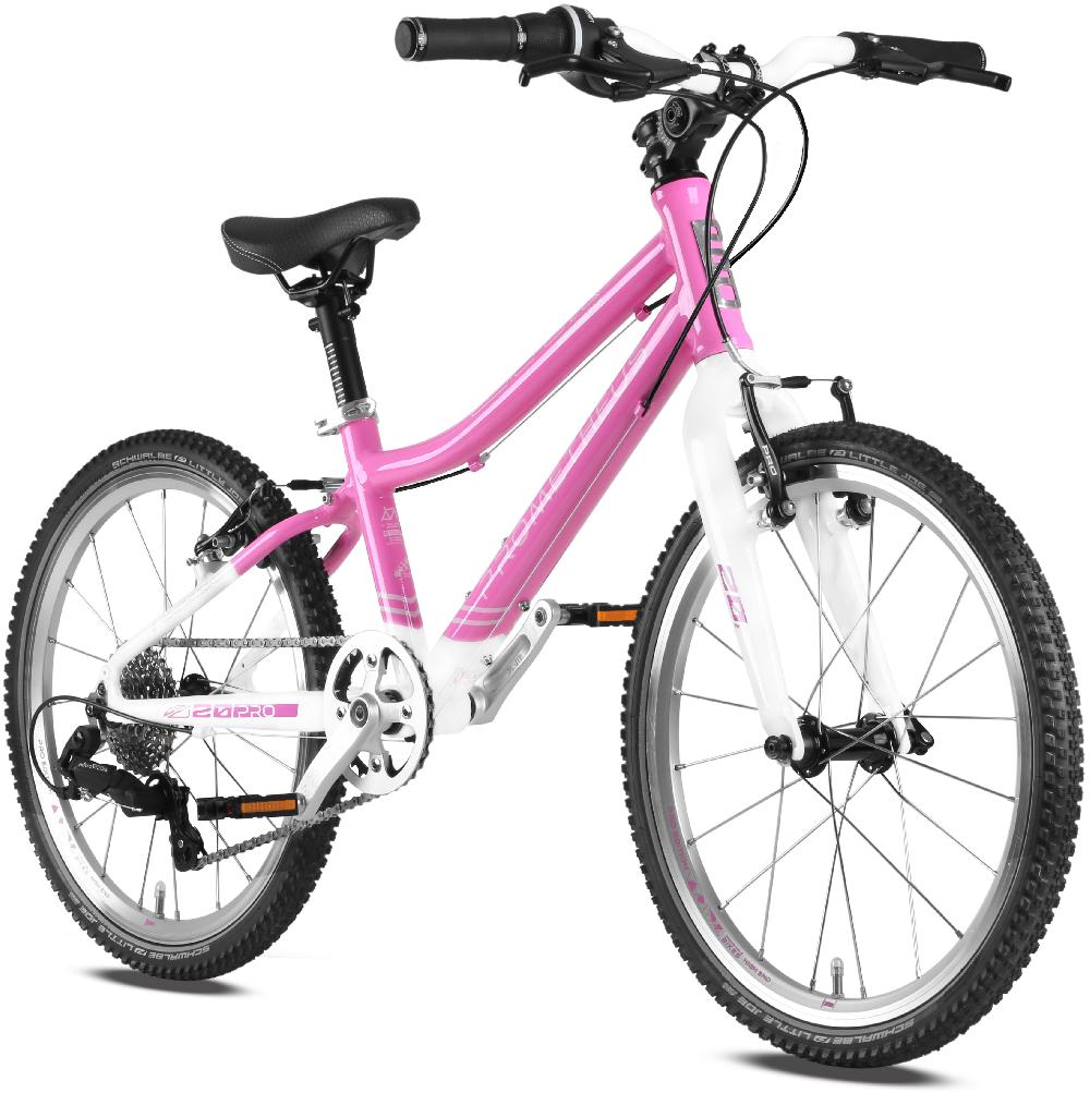 babymarkt PRO Kinderfahrrad 20" SHOCKING PINK rosa-weiss