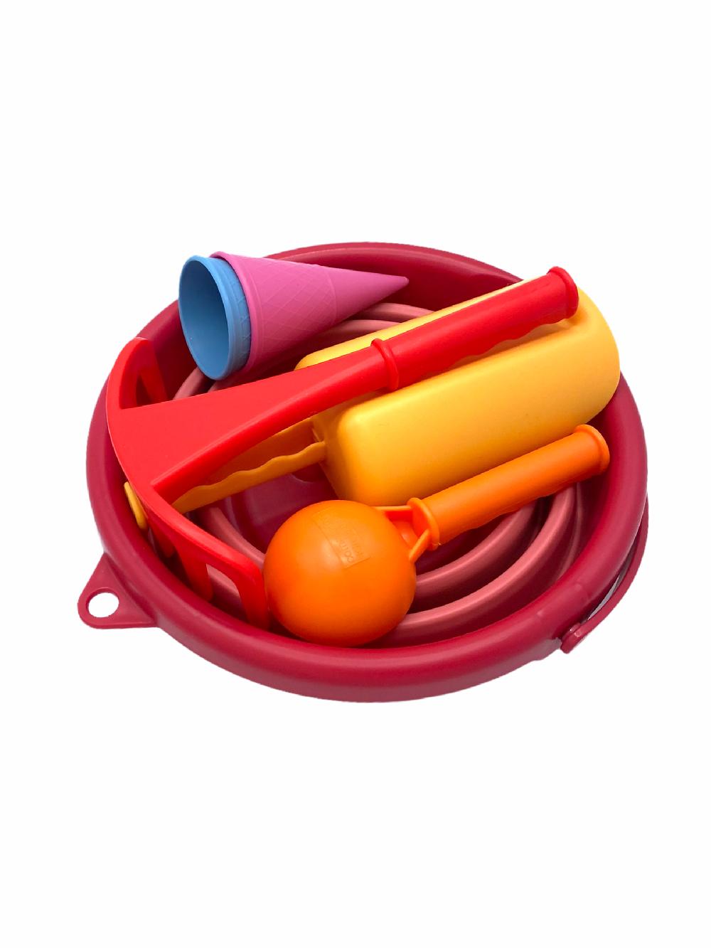 babymarkt 7in1 Sand Toys Falteimer-Set rot Riesige Rabatte