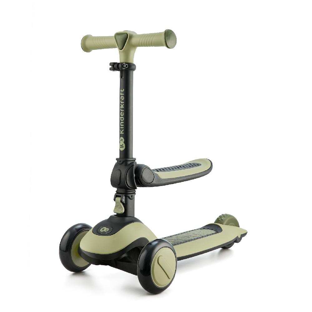 babymarkt Laufrad und Dreirad-Roller in 2 in 1 HALLEY green