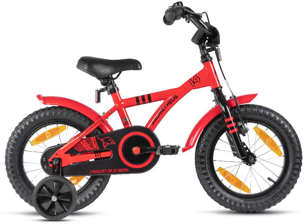 babymarkt Kinderfahrrad 14" mit Stützräder rot-schwarz Begrenzt auf 3 Tage