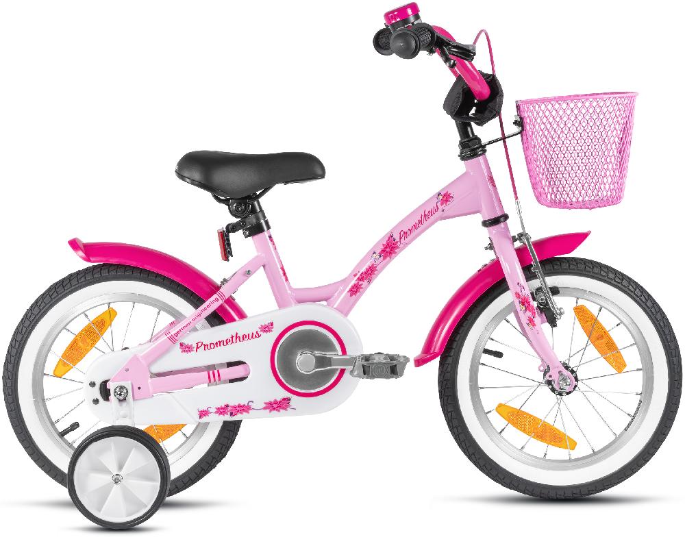 babymarkt Kinderfahrrad 14" mit Stützräder rosa-weiß Speichern exportieren