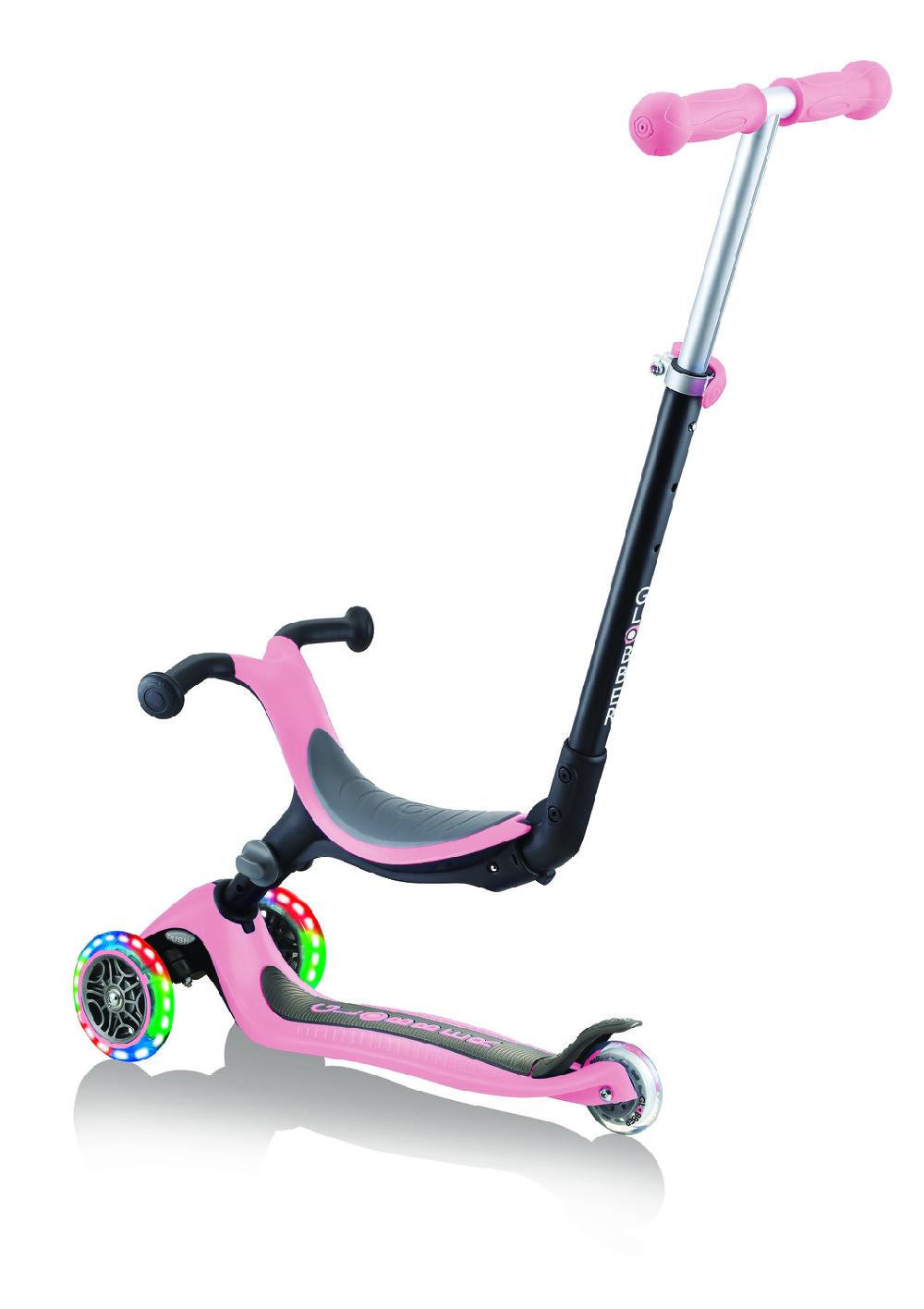 babymarkt GO-UP 4-in-1 FOLDABLE LIGHTS pastellrosa - mit Leuchtrollen 2025