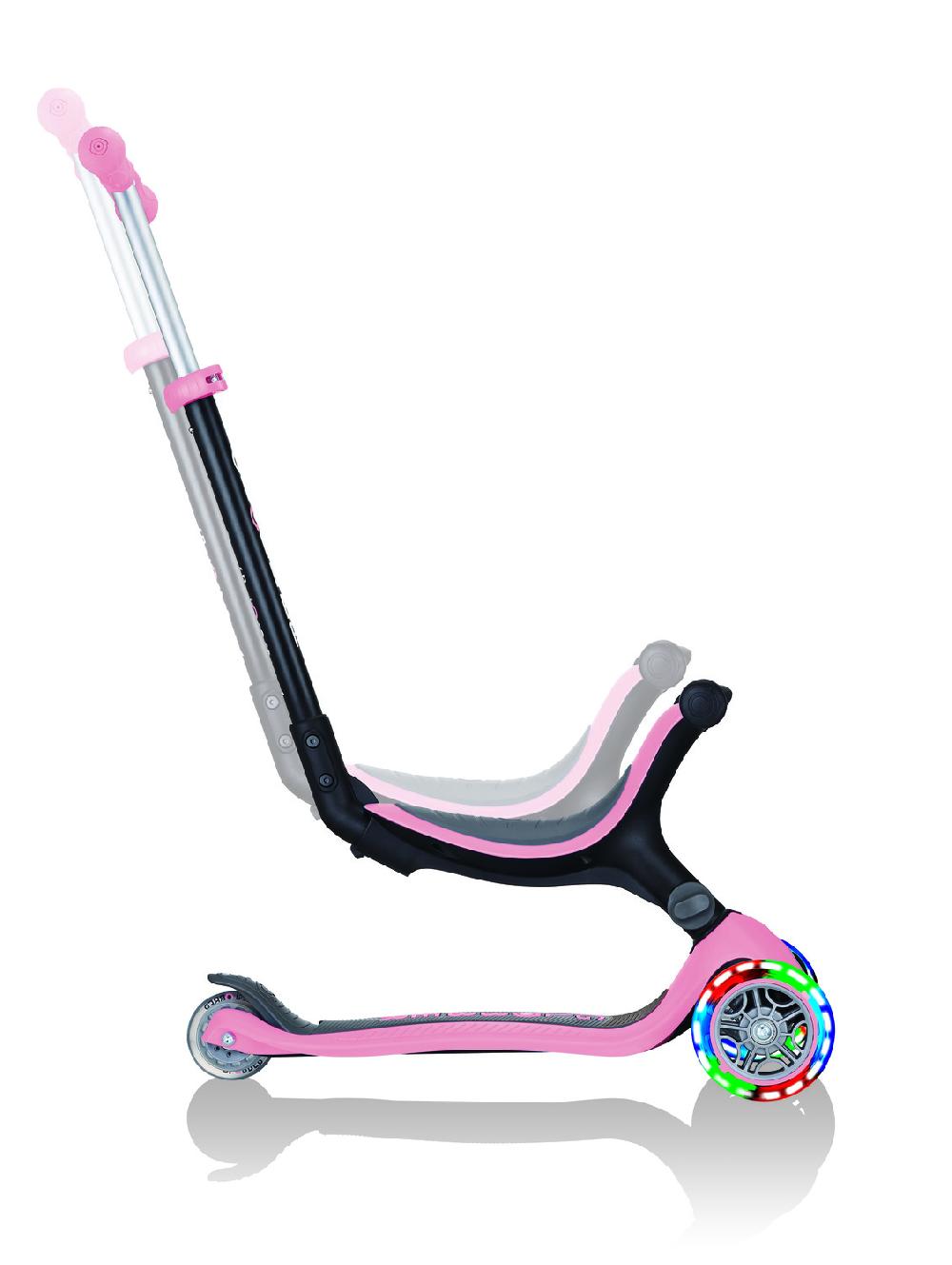 babymarkt GO-UP 4-in-1 FOLDABLE LIGHTS pastellrosa - mit Leuchtrollen 2025