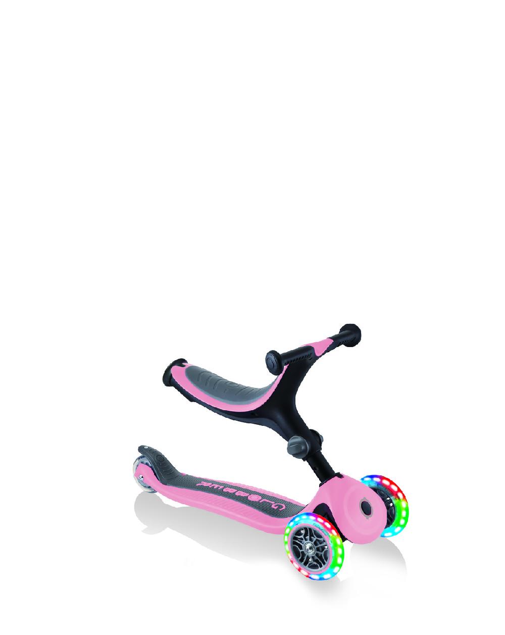 babymarkt GO-UP 4-in-1 FOLDABLE LIGHTS pastellrosa - mit Leuchtrollen 2025