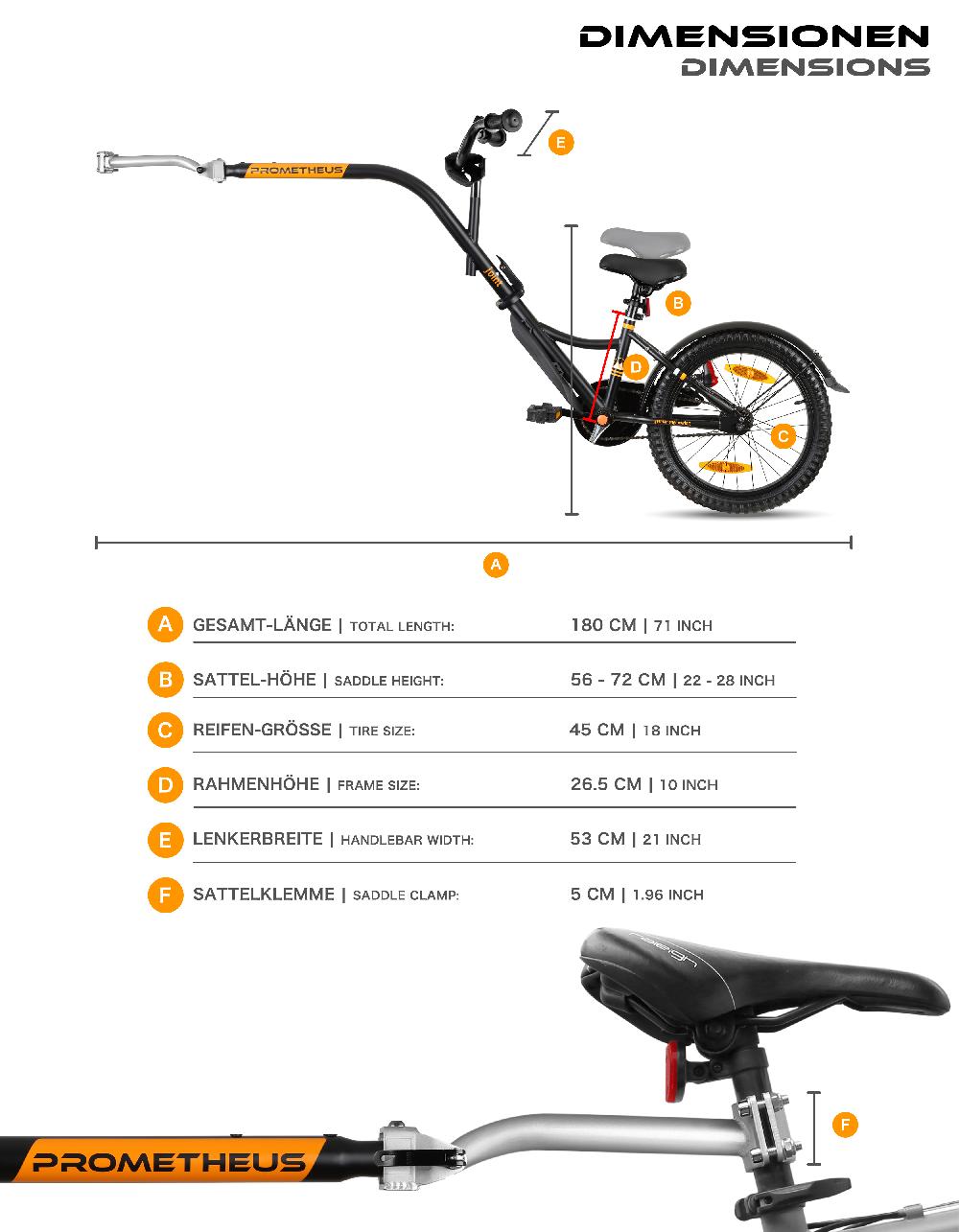 babymarkt Tandem Fahrradanhänger 18" Online