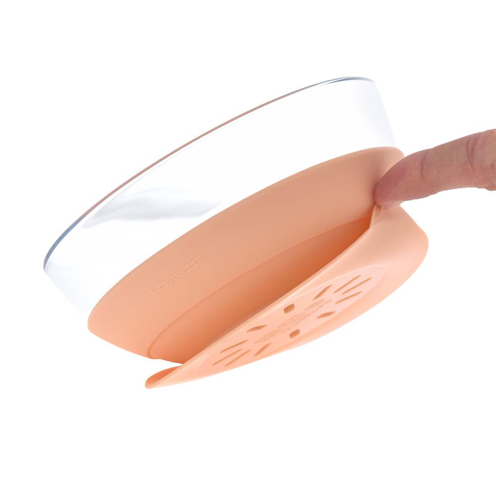 babymarkt Esslernset aus Glas und Silikon apricot Angebote