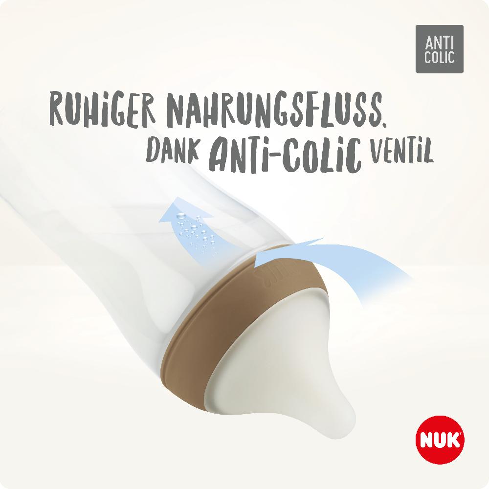 babymarkt Starterset Perfect Match Disney Winnie Pooh Anti-Colic inkl. Schnuller Space 0-6 Monate in beige und mint Blitzverkäufe