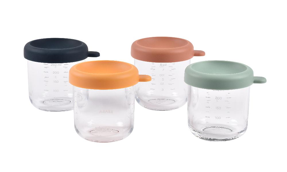 babymarkt Portionsbehälter 4er Set aus Glas sunrise Sonderangebot