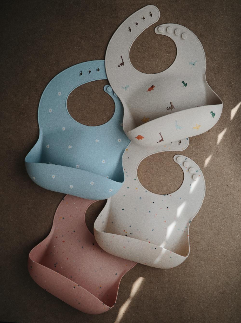 babymarkt Silikonlätzchen White Daisy Online Shopping