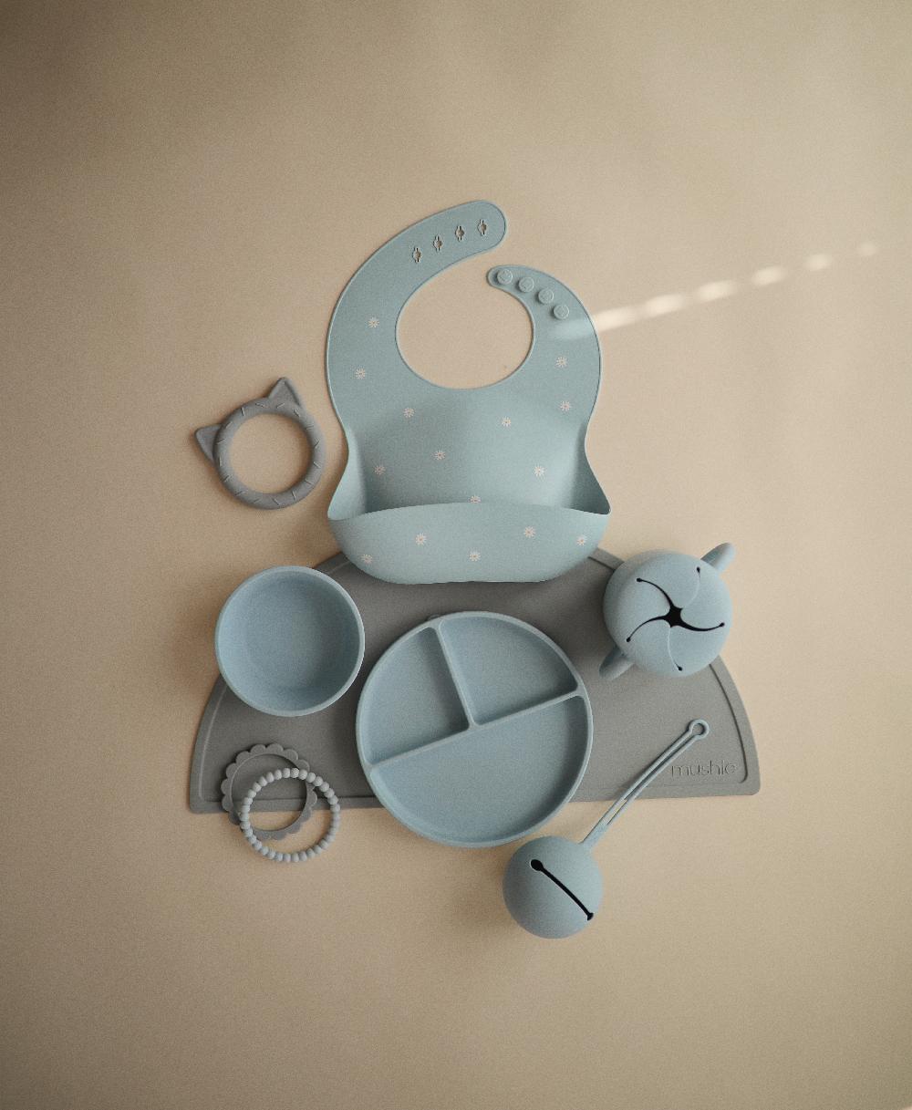 babymarkt Silikonlätzchen White Daisy Online Shopping
