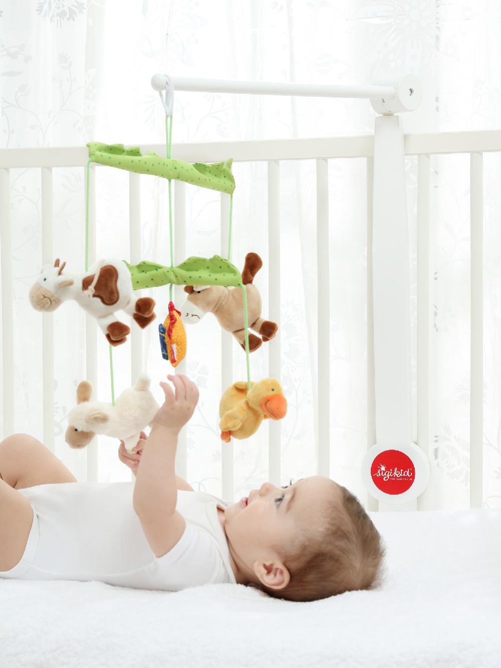 babymarkt Mobile-Halter Holz weiß Neueste Mode