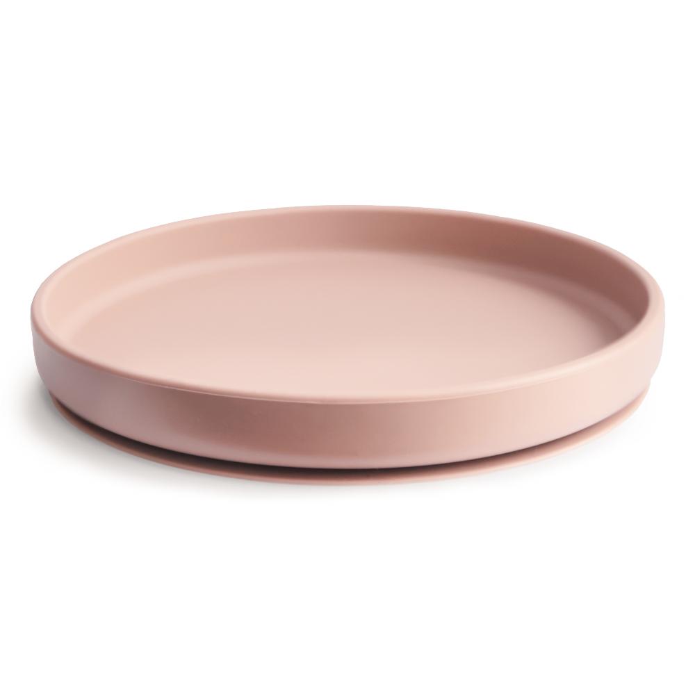 babymarkt Silikonteller Classic mit Saugfuß Blush