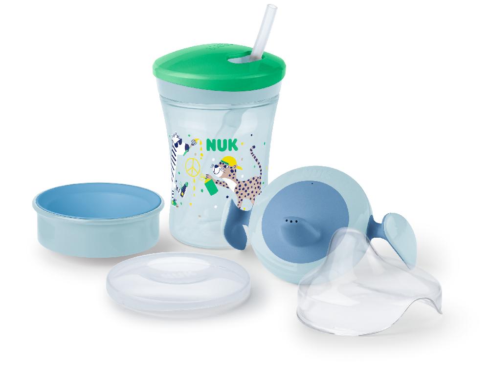 babymarkt Trinklernset All-in-1 blau/grün
