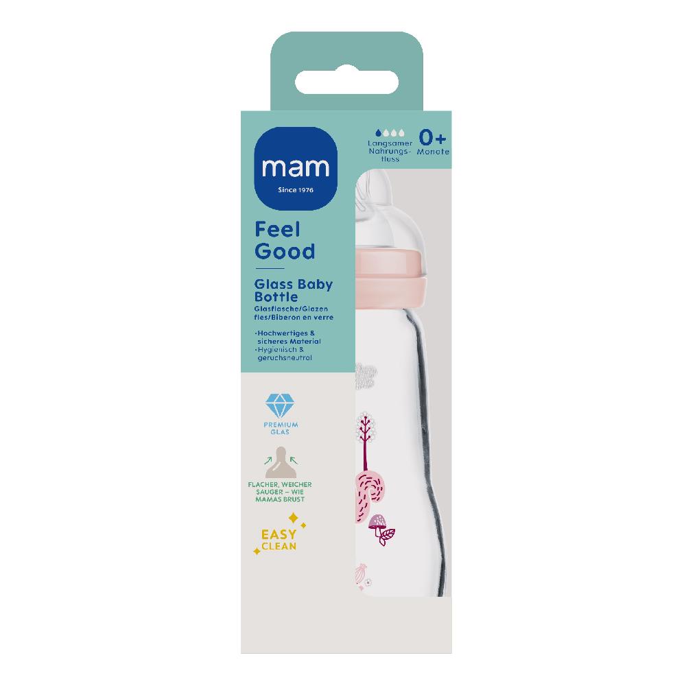 babymarkt Glasflasche Feel Good 260 ml ab 0 Monaten Vogel/Eichhörnchen rosa Bis zu 65% Rabatt