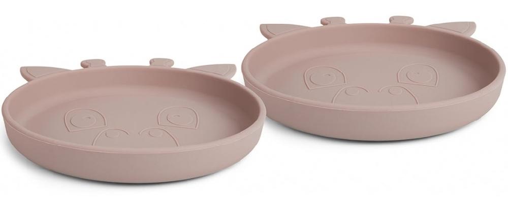babymarkt Silikonteller Akila Giraffe 2 Stück Woodrose Discount Store für neue Produkte
