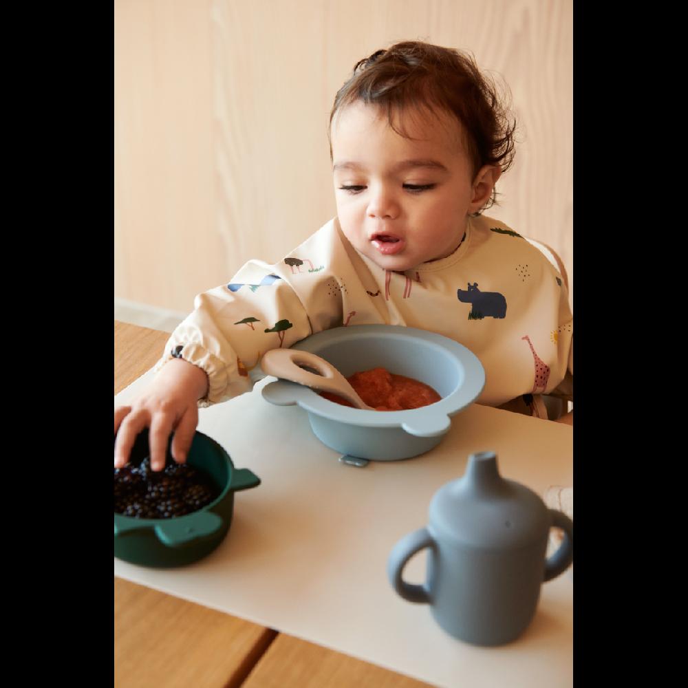 babymarkt Iggy Silikonschalen 4er-Pack dino blue multi mix Begrenzt auf 3 Tage