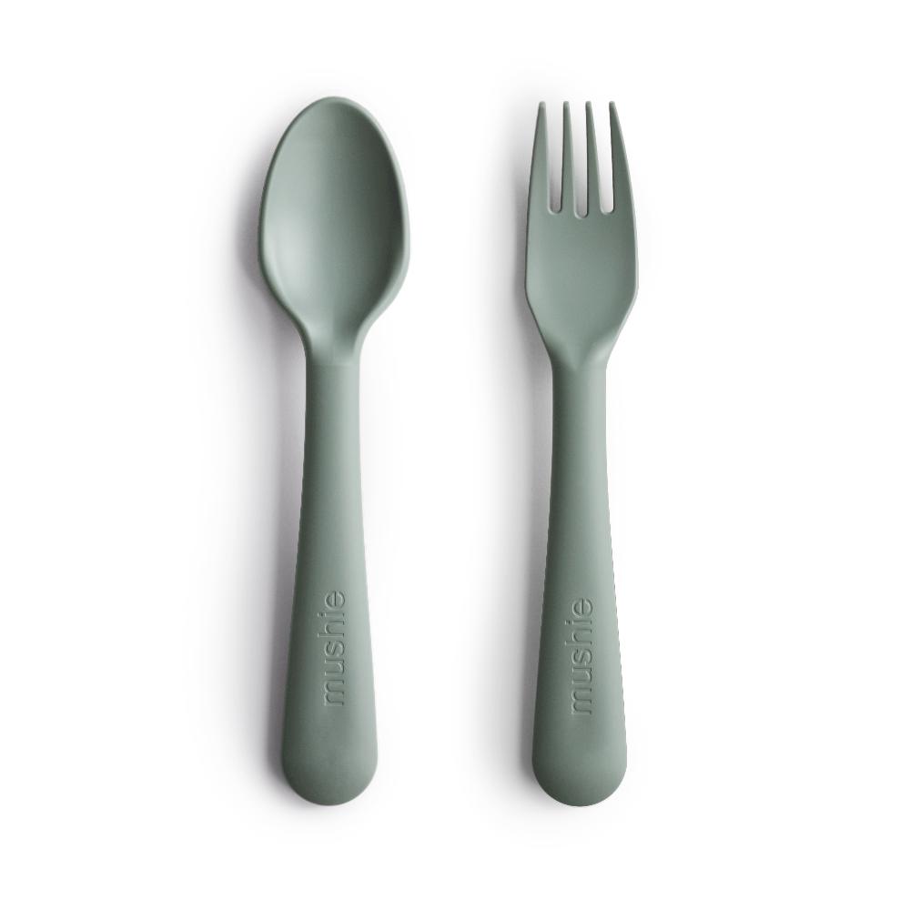 babymarkt Gabel & Löffel Sage