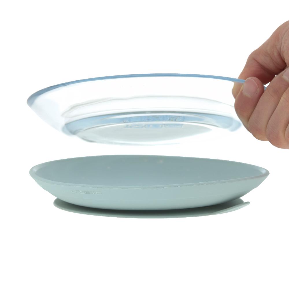 babymarkt Esslernset aus Glas und Silikon blue Fabrikverkauf