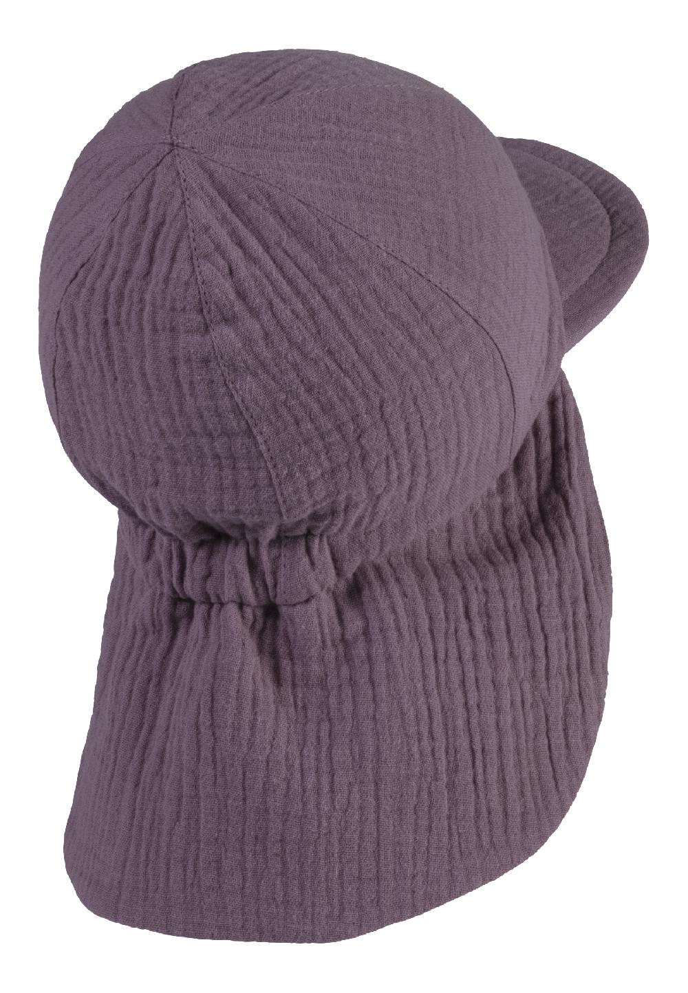 babymarkt Schirmmütze mit Nackenschutz Musselin pastellviolett Online Outlet