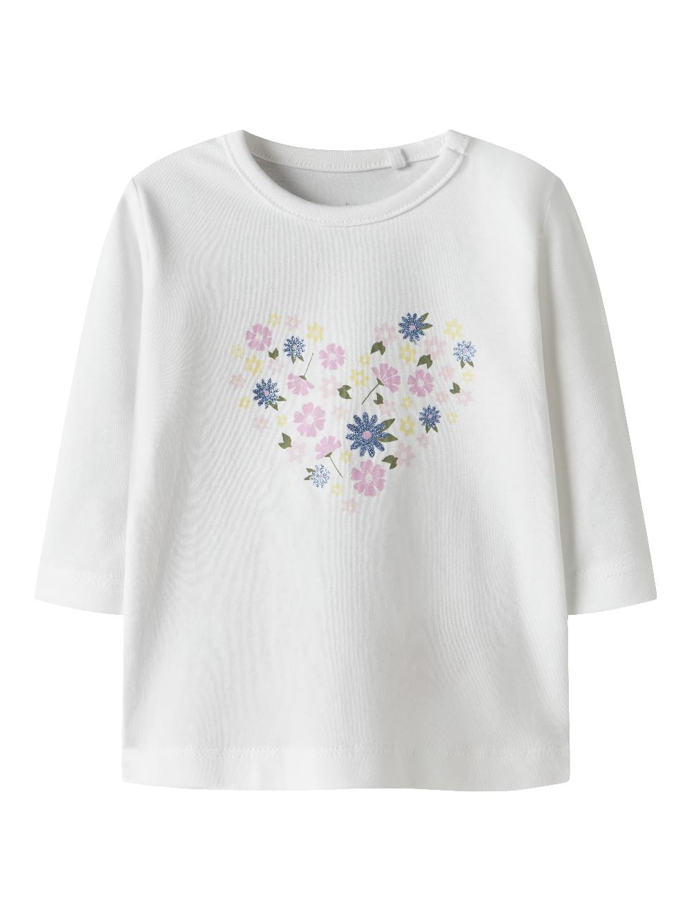 babymarkt Langarmshirt Nbfvubie Bright White Bis zu 65% Rabatt