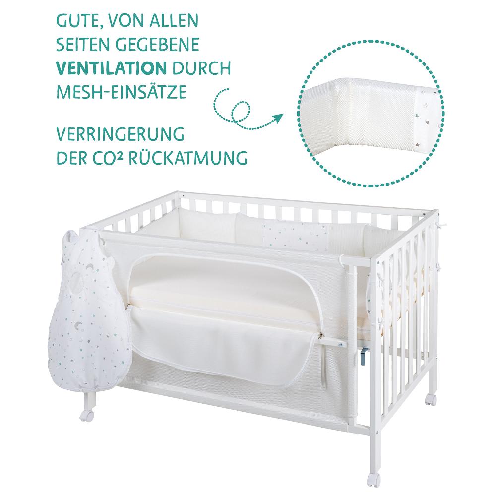 babymarkt Room Bed safe asleep Sternenzauber weiß Verkauf