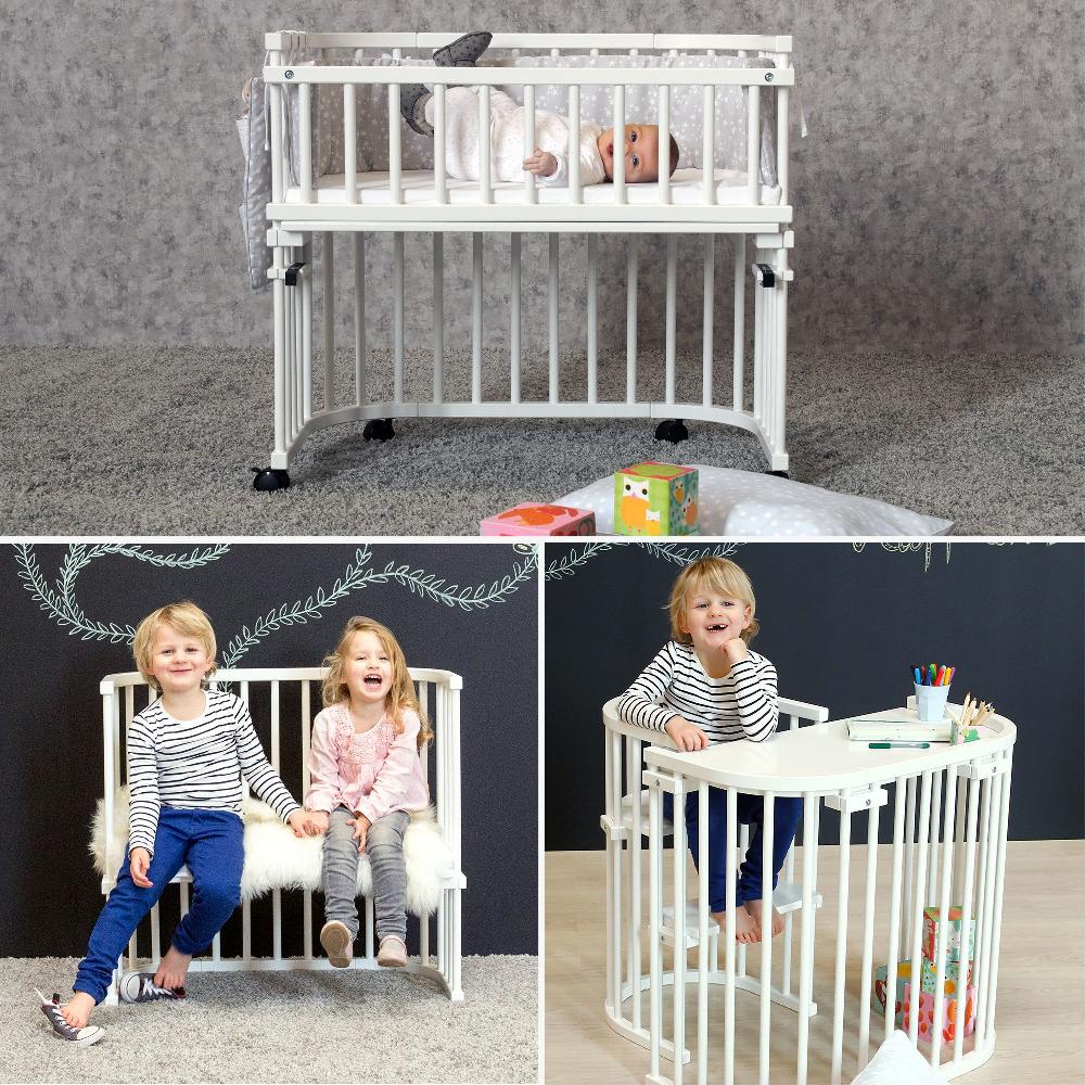 babymarkt Maxi Beistellbett Comfort Plus weiß lackiert Flash Sale