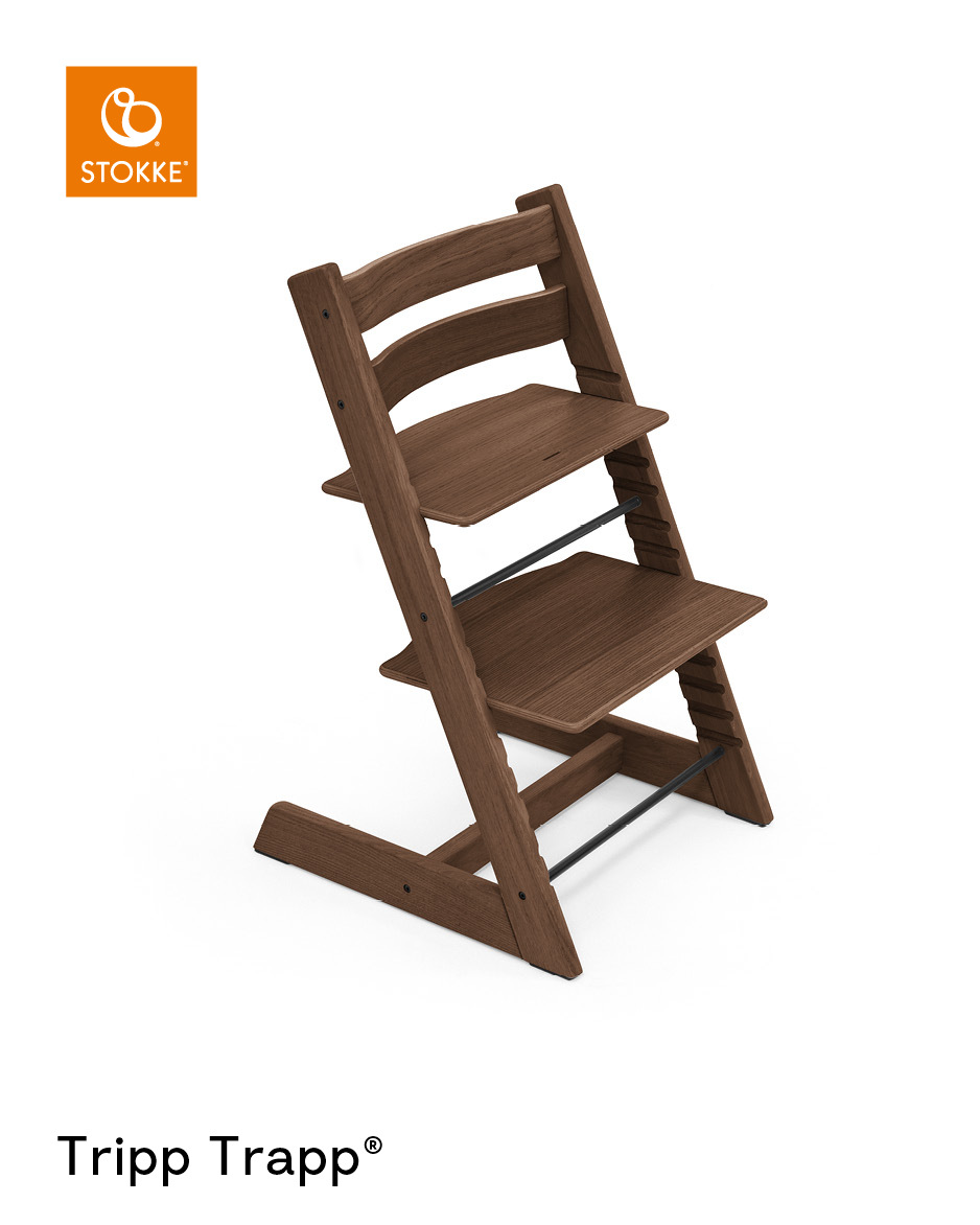 babymarkt Tripp Trapp Hochstuhl Oak Warm Brown + gratis Babyset Warm Brown Black Friday