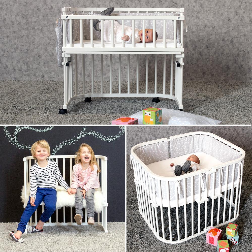 babymarkt Beistellbett Boxspring XXL weiß Kauf eins, bekomm eins gratis