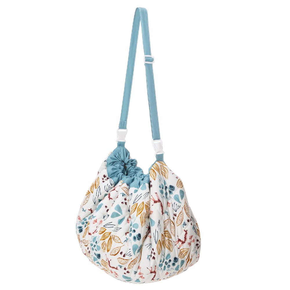 babymarkt play&go 2-in-1-Aufbewahrungstasche und Spielmatte Moulin Roty baobab blue ⌀120 cm Kostenlose Rückgabe