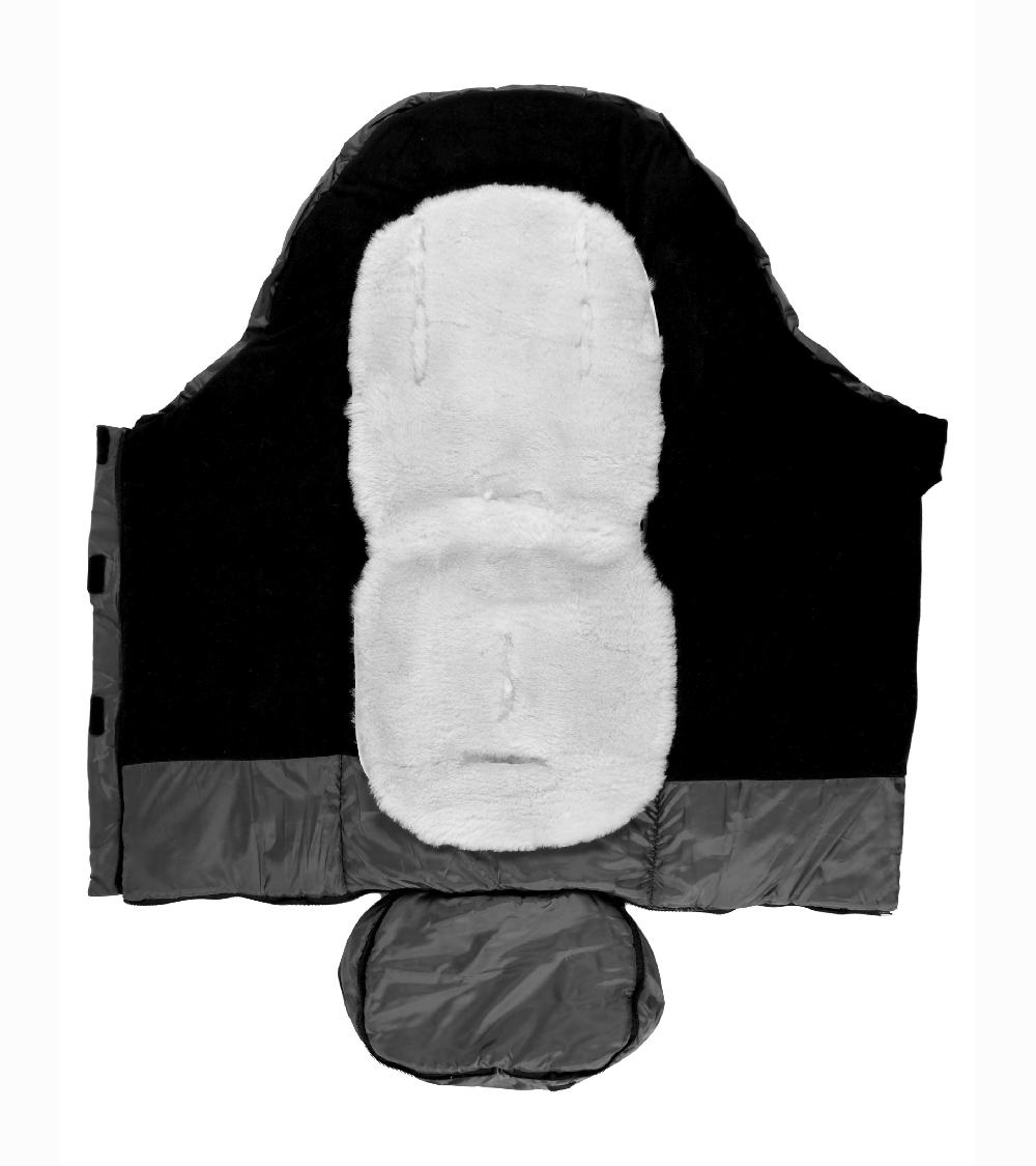 babymarkt Fußsack SHEEPY mit Lammfelleinlage schwarz Bis zu 60% Rabatt