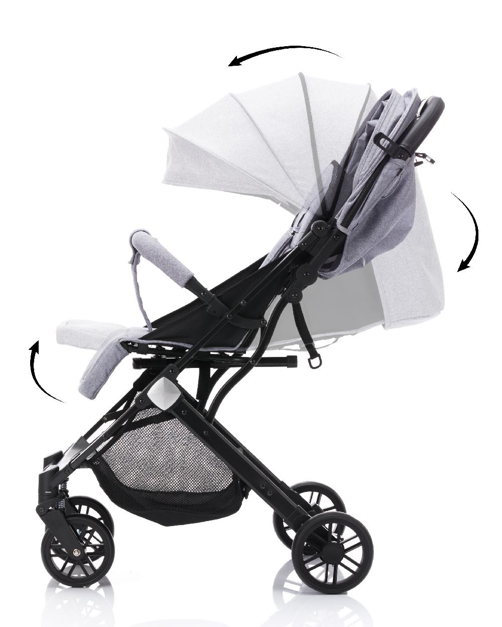 babymarkt Buggy Styler Hellgrau Melange Günstiger Verkauf