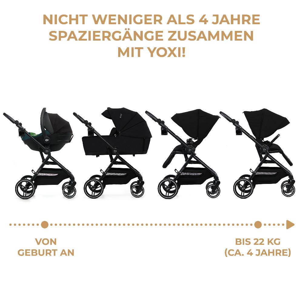 babymarkt Kinderwagen YOXI 2in1 pure black Meist gekauft