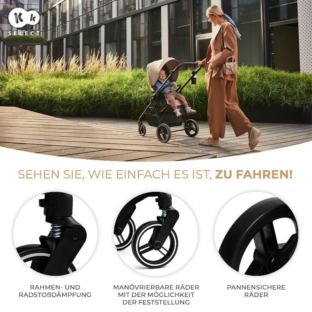 babymarkt Kinderwagen YOXI 2in1 pure black Meist gekauft