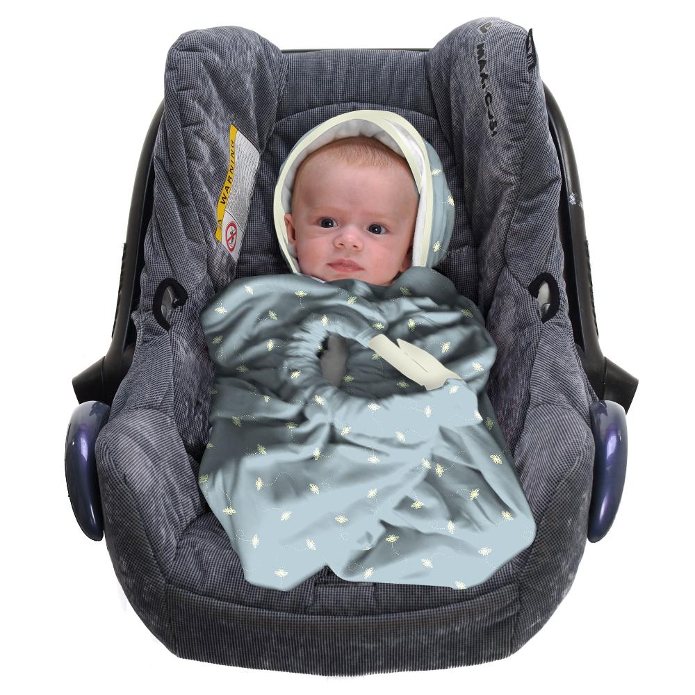 babymarkt Tragehilfe mint honey bee - Organic cotton Fabrikpreis
