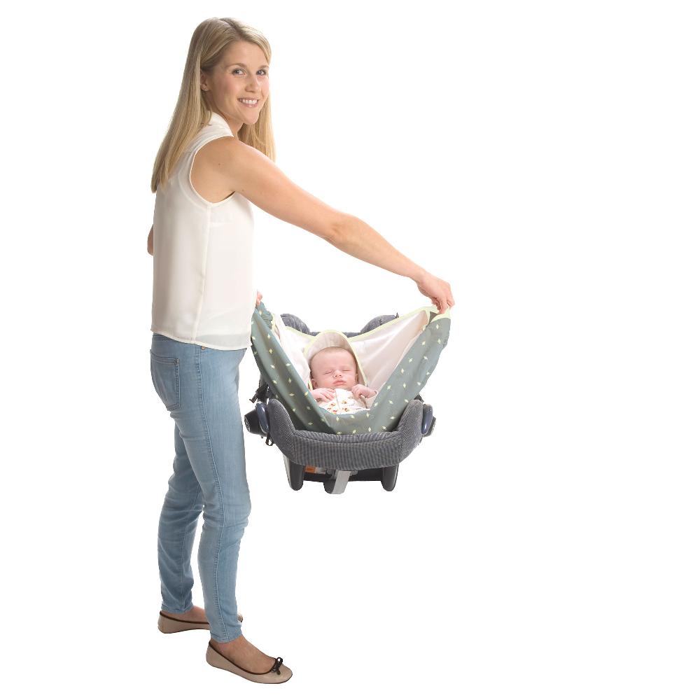 babymarkt Tragehilfe mint honey bee - Organic cotton Fabrikpreis