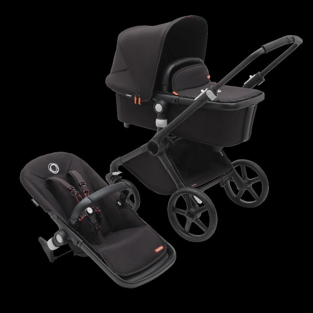 babymarkt 3in1 Kinderwagen Set Fox Cub Midnight Black inklusive MAXI COSI Babyschale Pebble 360 Essential Black Günstig kaufen