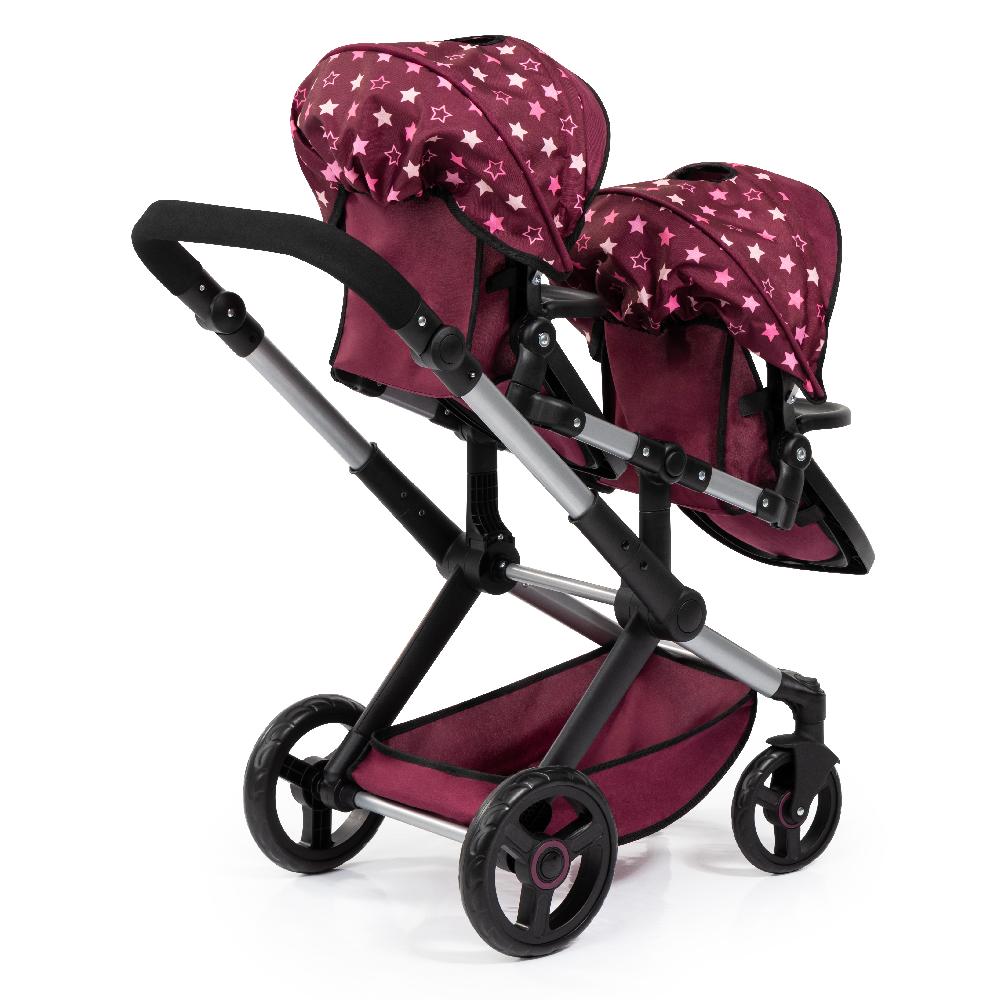 babymarkt Design Zwillings-Puppenwagen Xeo Twin mit Einhorn Sonderangebote